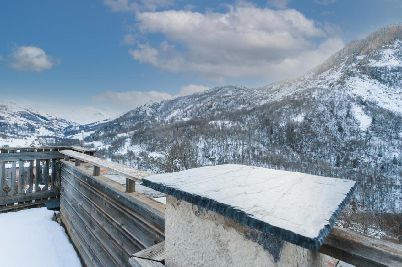Le Petit Paradis, Chalet Au Coeur Des 3 Vallees Saint-Marcel (Savoie) Exterior foto